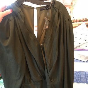 Endless rose forest green bodycon dress.